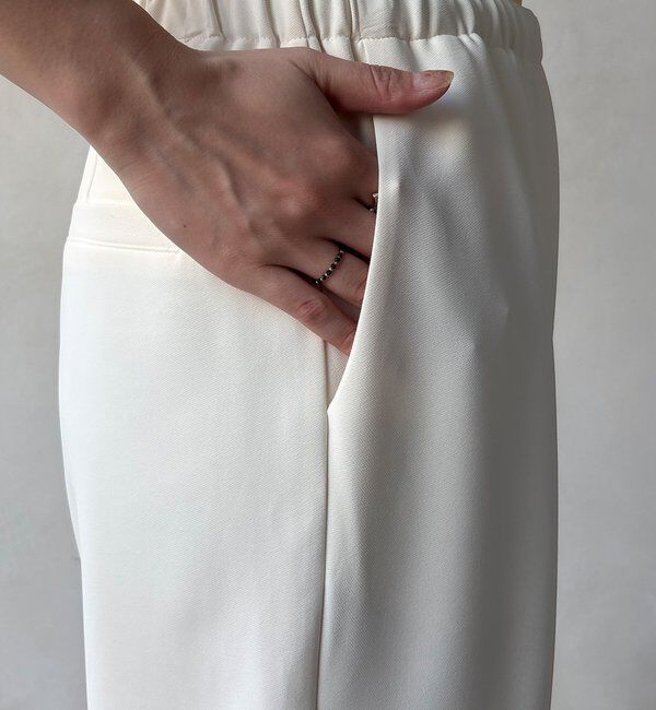  「【WEB限定/セットアップ対応】セミワイドフレアパンツ」|チノ|