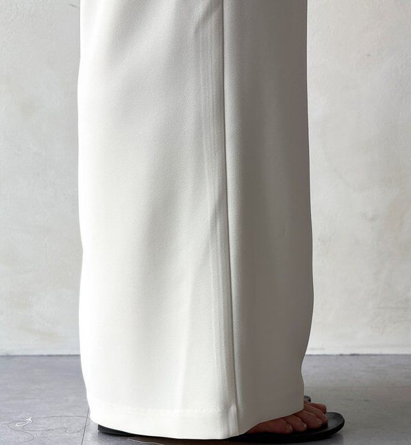  「【WEB限定/セットアップ対応】セミワイドフレアパンツ」|チノ|