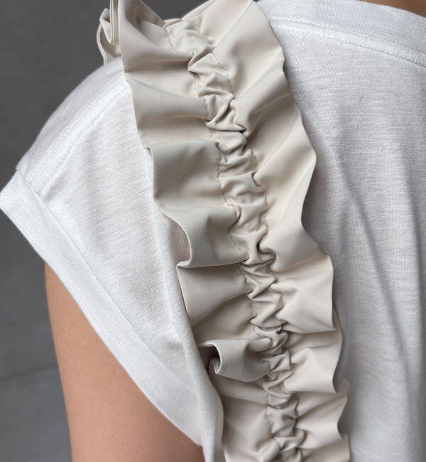  「【WEB限定】ドロストフリルサロペット」|チノ|