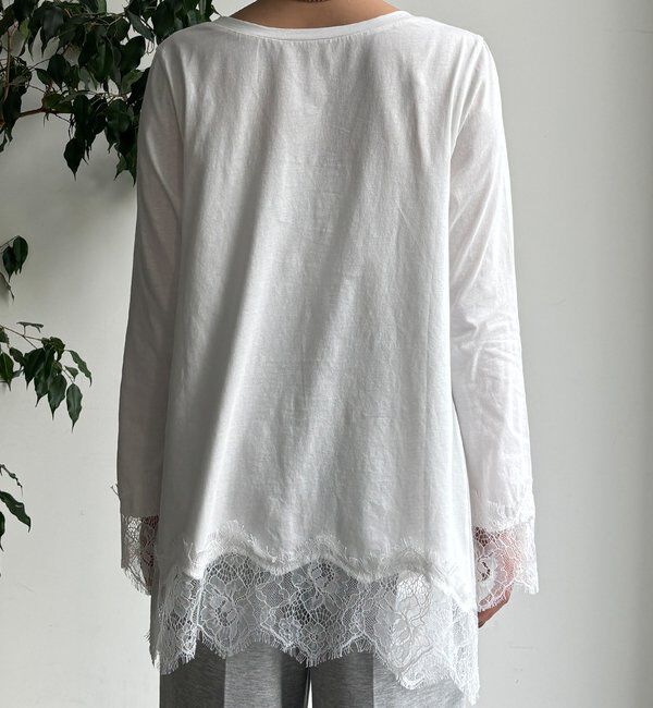  「ヘムレースロンTEE」|Tシャツ・カットソー|