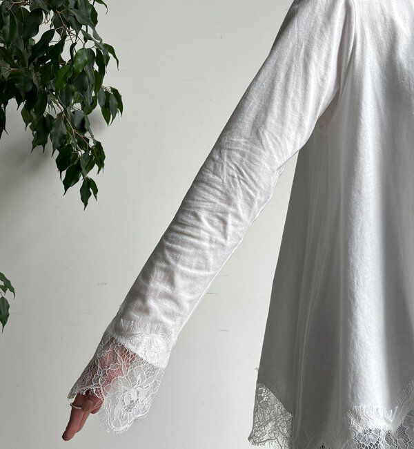  「ヘムレースロンTEE」|Tシャツ・カットソー|