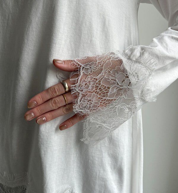  「ヘムレースロンTEE」|Tシャツ・カットソー|