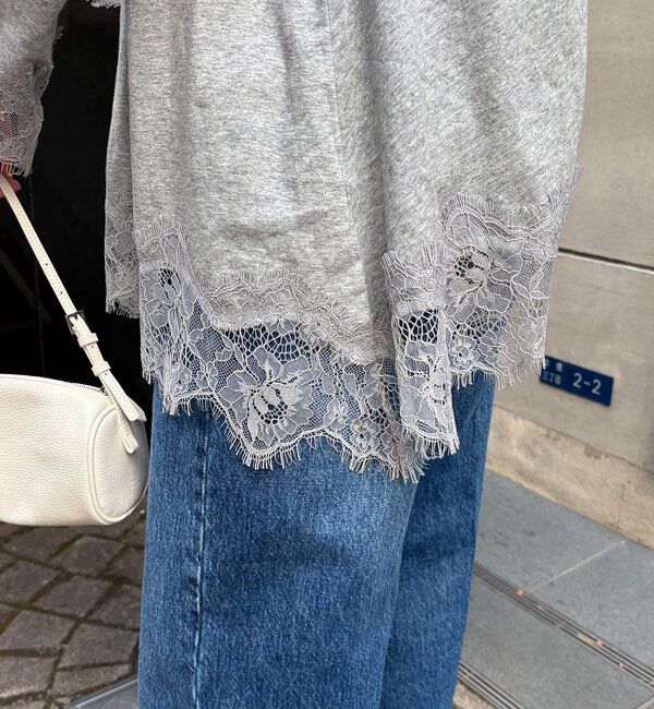  「ヘムレースロンTEE」|Tシャツ・カットソー|