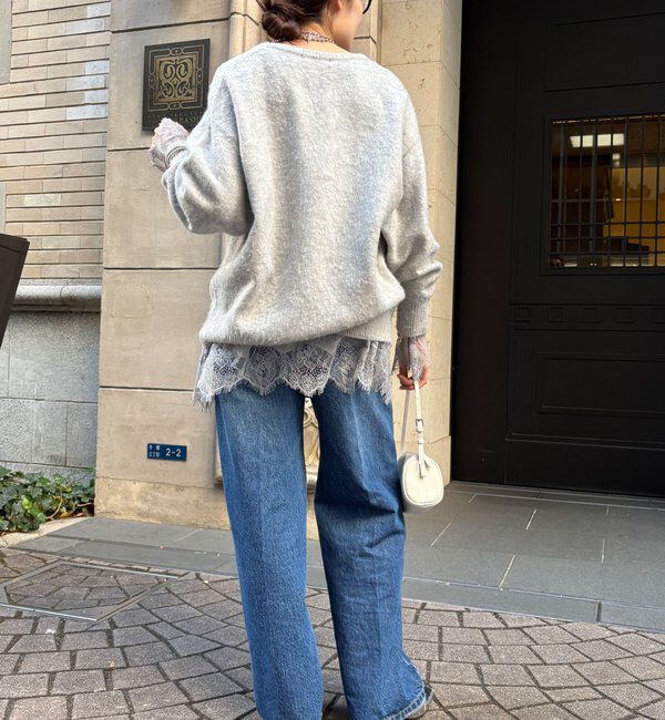  「ヘムレースロンTEE」|Tシャツ・カットソー|