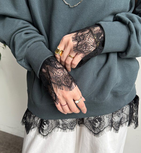  「ヘムレースロンTEE」|Tシャツ・カットソー|