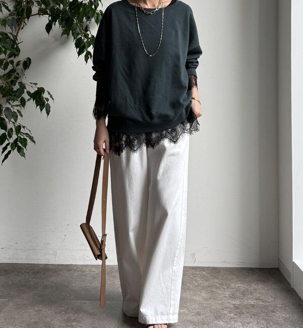  「ヘムレースロンTEE」|Tシャツ・カットソー|