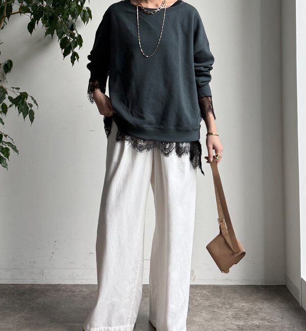  「ヘムレースロンTEE」|Tシャツ・カットソー|