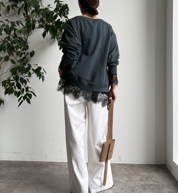  「ヘムレースロンTEE」|Tシャツ・カットソー|