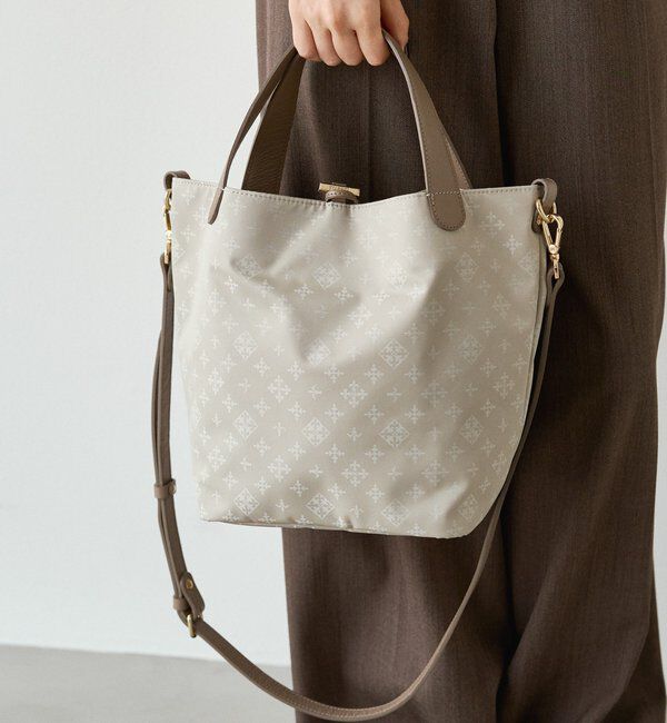  「ナイロンジャガード2WAYミニトートバッグ」|トートバッグ|