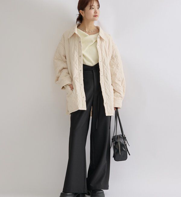 襟付きキルティングジャケット｜ルミネのファッション通販アイルミネ<i