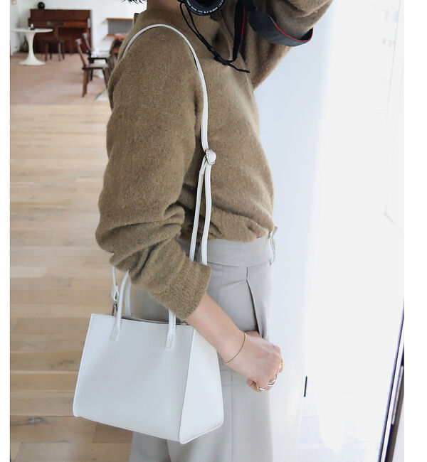 Rouge vif「エコレザー2WAYトートバッグ」|ショルダー・メッセンジャー|