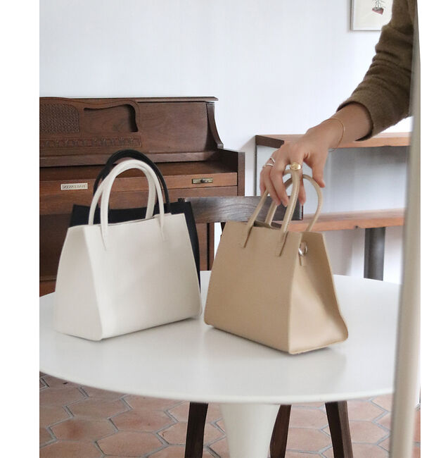 Rouge vif「エコレザー2WAYトートバッグ」|ショルダー・メッセンジャー|