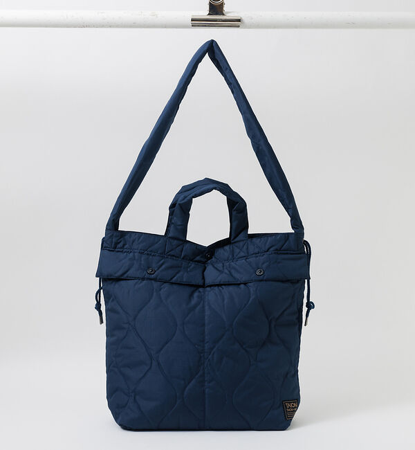 Rouge vif「【TAION / タイオン】ミリタリーダウンヘルメットバッグ / キルティング」|トートバッグ|