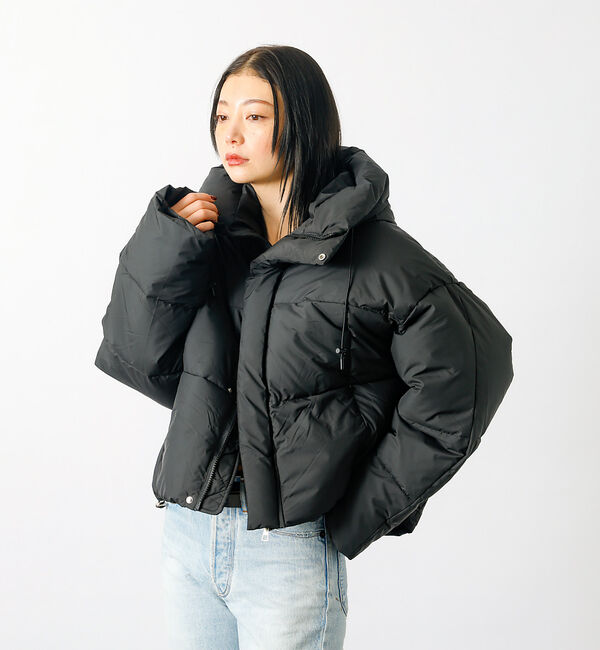 Rouge vif「【EVER AFTER】中綿ショートブルゾン / フード付【WEB限定】」|ダウン|