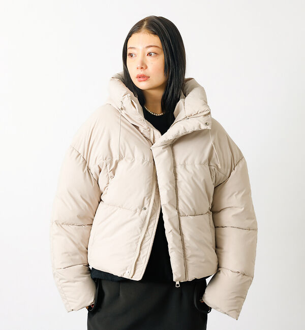 Rouge vif「【EVER AFTER】中綿ショートブルゾン / フード付【WEB限定】」|ダウン|