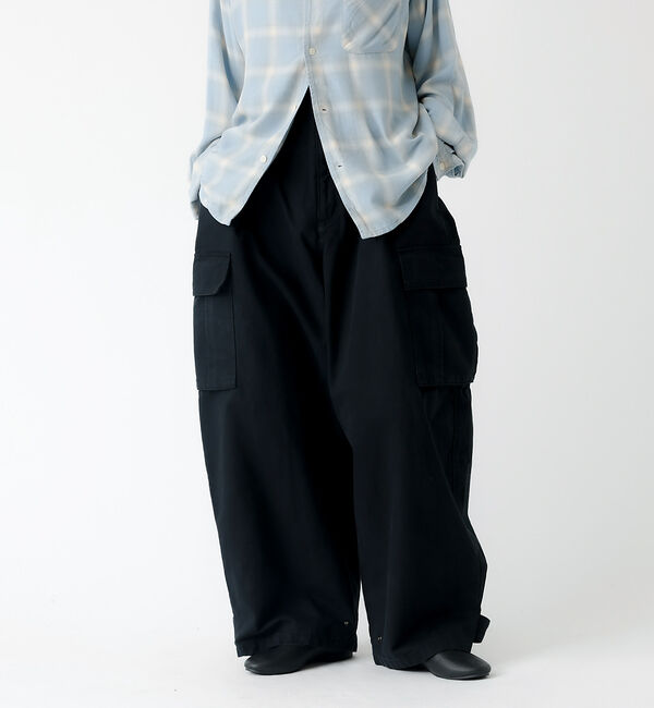 Rouge vif「【JOHNBULL/ジョンブル】MIL サロペット/サロペット/オーバーサイズ【」|その他|ブラック