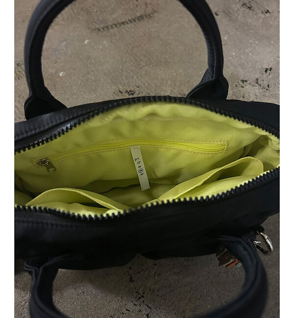 Rouge vif「【cheek / チーク】ダブルポケット3WAYボストンバッグ/C25008/ボ」|ボストンバッグ|