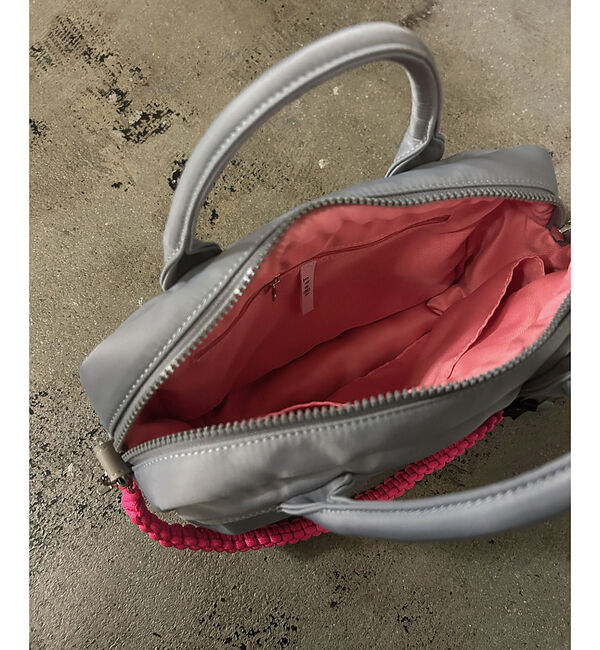 Rouge vif「【cheek / チーク】ダブルポケット3WAYボストンバッグ/C25008/ボ」|ボストンバッグ|