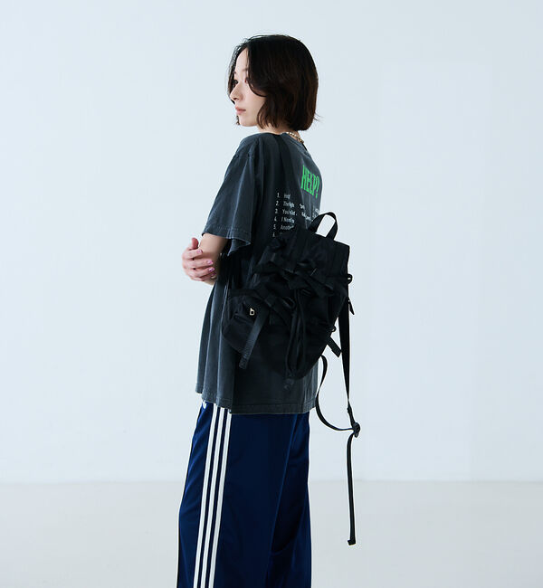 Rouge vif「【Casselini / キャセリーニ】ミニリボンバックパック【予約】」|リュック|