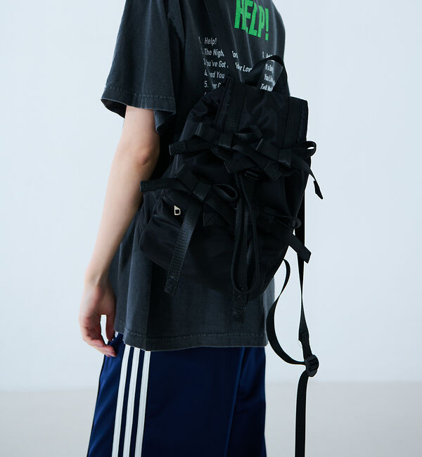 Rouge vif「【Casselini / キャセリーニ】ミニリボンバックパック【予約】」|リュック|