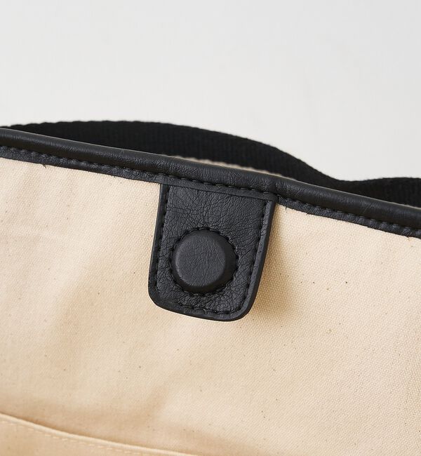 Rouge vif「【CHIMERE/シメール】キャンバス&times;合皮ワイドビックトート【予約】」|トートバッグ|