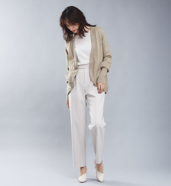 qualite「ウールギャバ2タックパンツ」|その他|