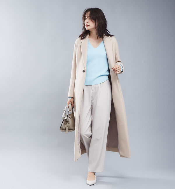 qualite「ウールギャバ2タックパンツ」|その他|