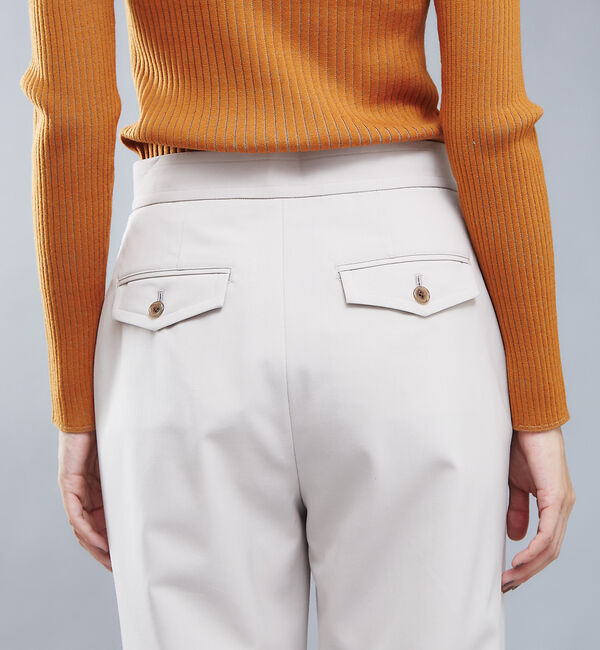 qualite「ウールギャバ2タックパンツ」|その他|