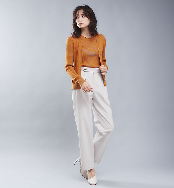 qualite「ウールギャバ2タックパンツ」|その他|