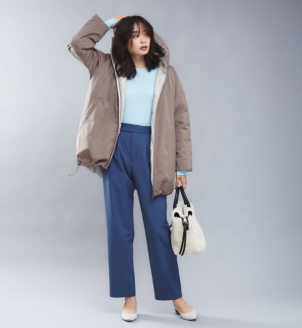 qualite「ウールギャバ2タックパンツ」|その他|