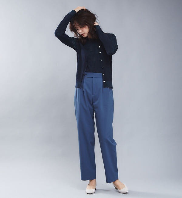 qualite「ウールギャバ2タックパンツ」|その他|