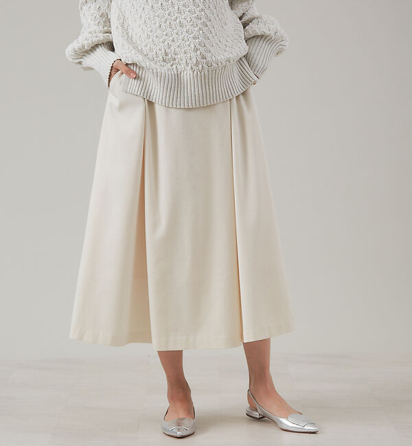 qualite「フレアーラップパンツ」|その他|アイボリー