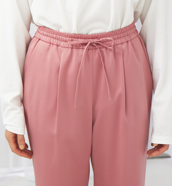 qualite「サテンストレートイージーパンツ」|その他|