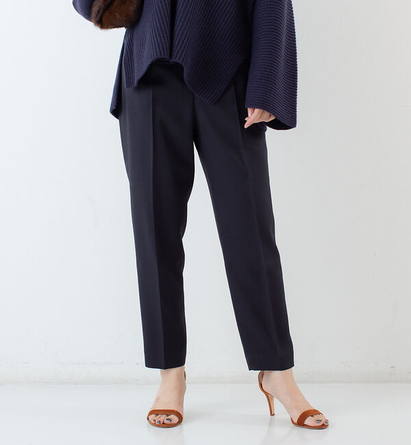 The Store by C' 「【COCUCA】ハイウエストテーパードパンツ」|その他|ネイビー