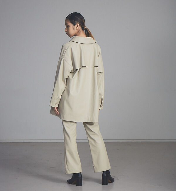 NOMINE「【展開店舗限定】エコレザーセミフレアパンツ」|その他|