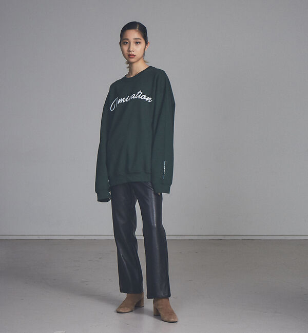 NOMINE「【展開店舗限定】エコレザーセミフレアパンツ」|その他|