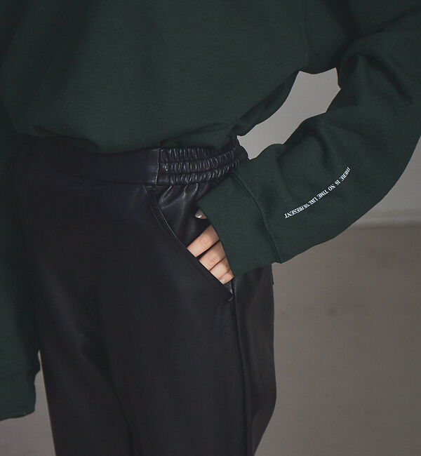 NOMINE「【展開店舗限定】エコレザーセミフレアパンツ」|その他|