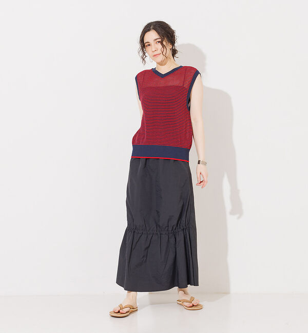 NOMINE「メッシュボーダー2WAYプルオーバー」|Tシャツ・カットソー|