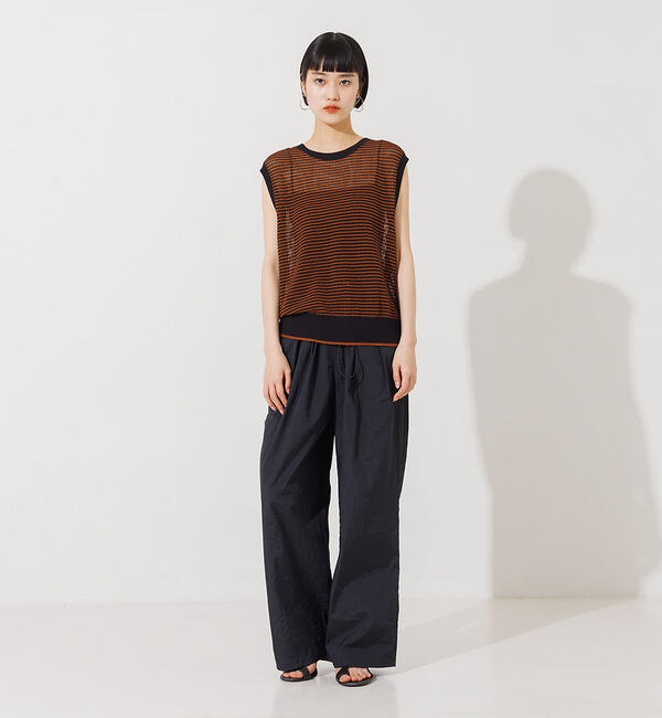 NOMINE「メッシュボーダー2WAYプルオーバー」|Tシャツ・カットソー|