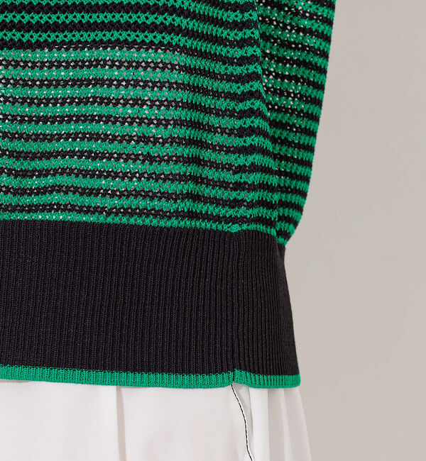 NOMINE「メッシュボーダー2WAYプルオーバー」|Tシャツ・カットソー|