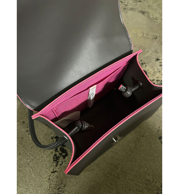 NOMINE「【cheek】Line mini shoulder カラーライン ショルダーバッ」|ショルダー・メッセンジャー|