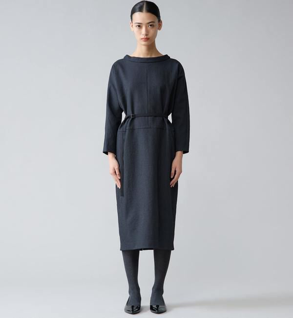 TIARA「ドルマンサックドレス」|ワンピース|ネイビー