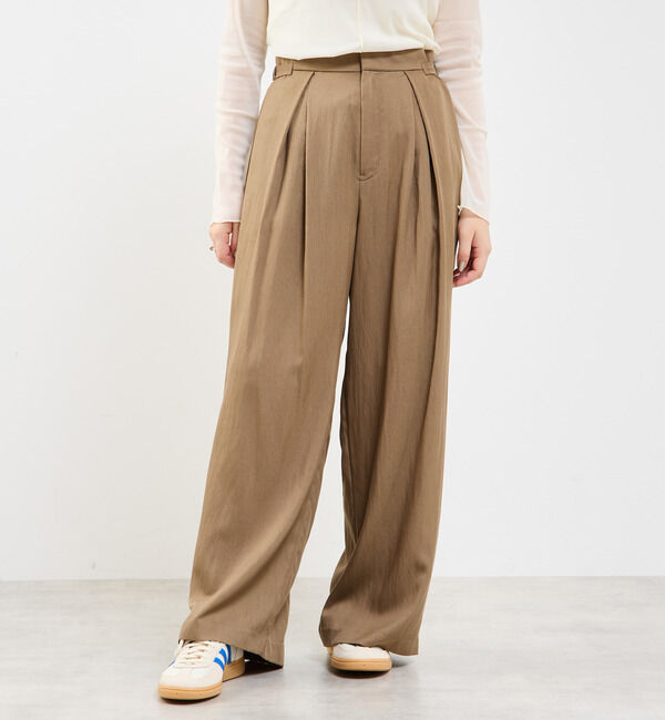 Soffitto「接触冷感タックリラックスパンツ」|その他|