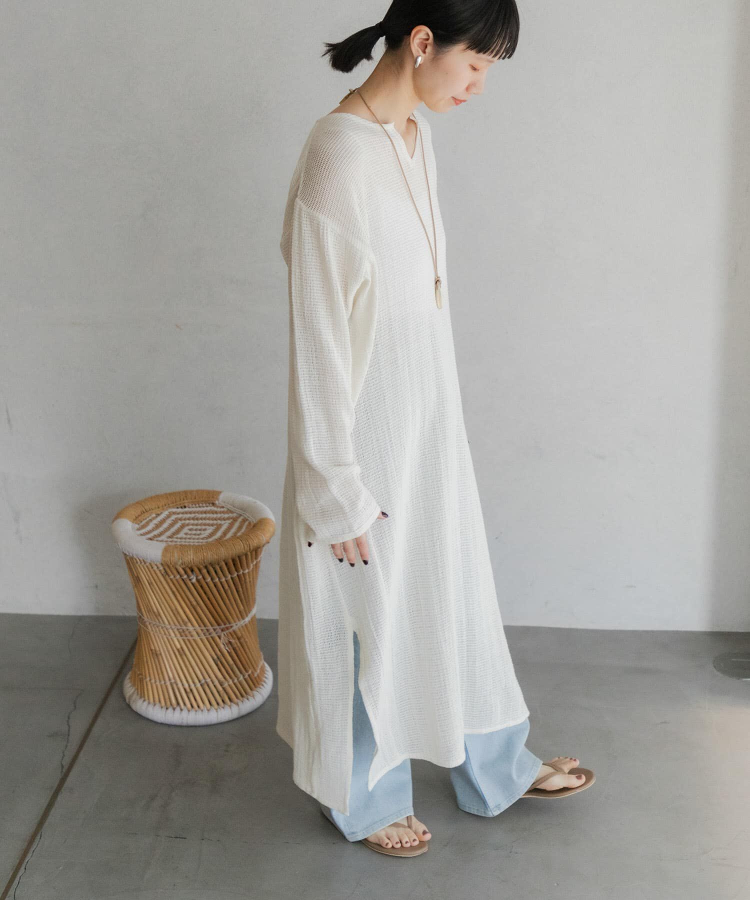 URBAN RESEARCH DOORS「メッシュワンピース」|ワンピース|