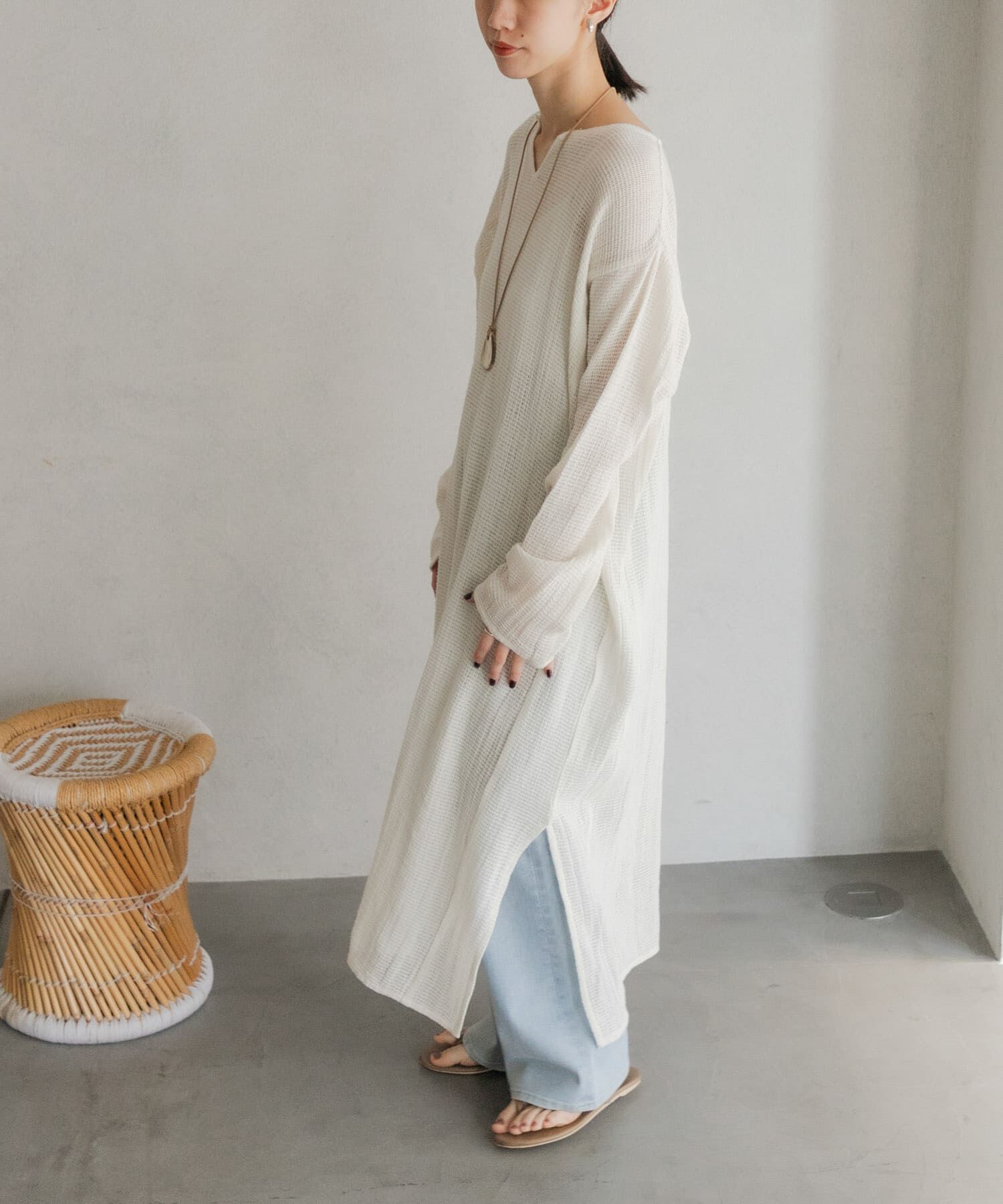 URBAN RESEARCH DOORS「メッシュワンピース」|ワンピース|