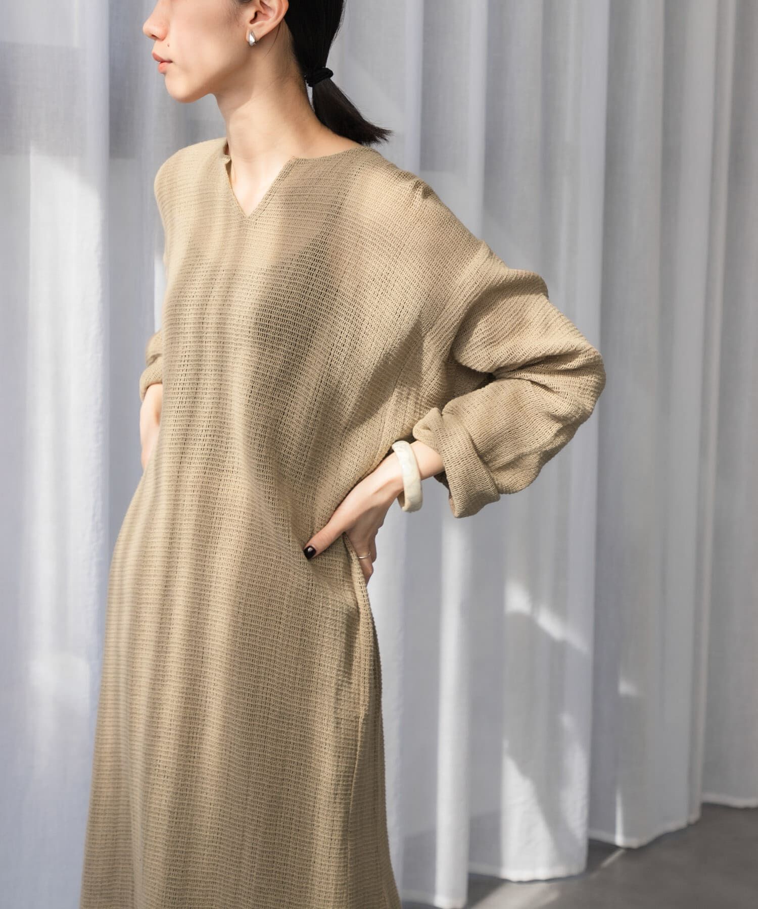 URBAN RESEARCH DOORS「メッシュワンピース」|ワンピース|