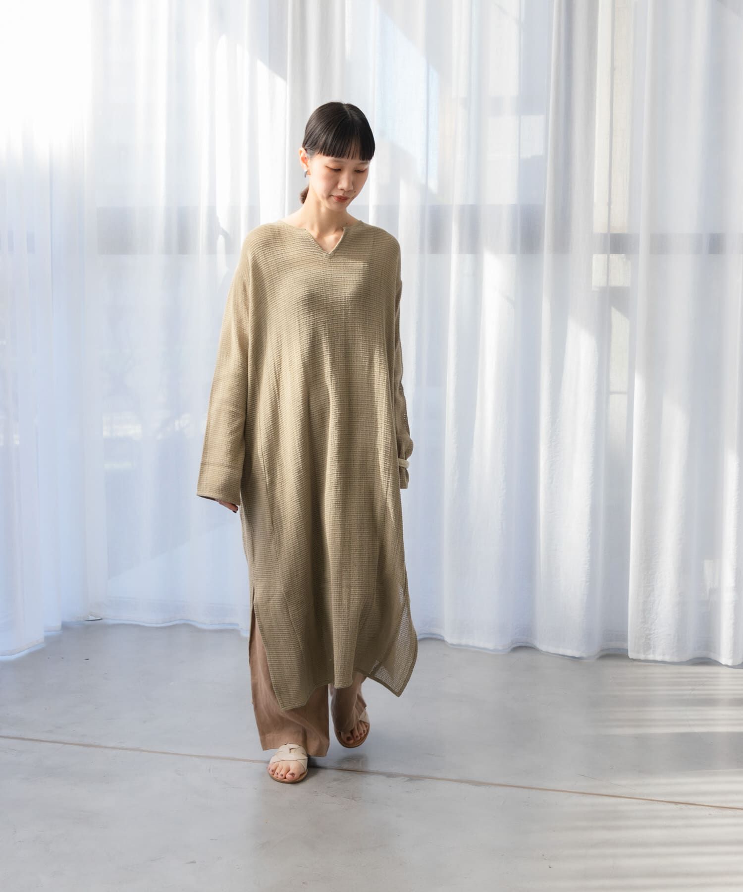 URBAN RESEARCH DOORS「メッシュワンピース」|ワンピース|