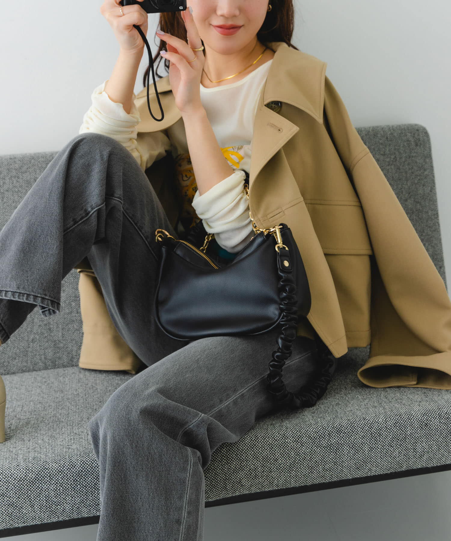 RODE SKO「2WAYチェーンラウンドショルダーバッグ」|ショルダー・メッセンジャー|