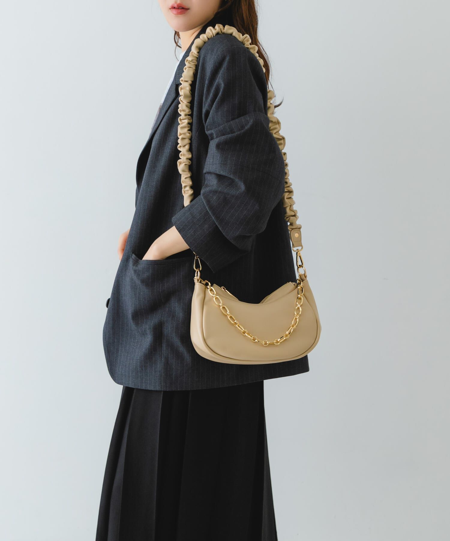 RODE SKO「2WAYチェーンラウンドショルダーバッグ」|ショルダー・メッセンジャー|