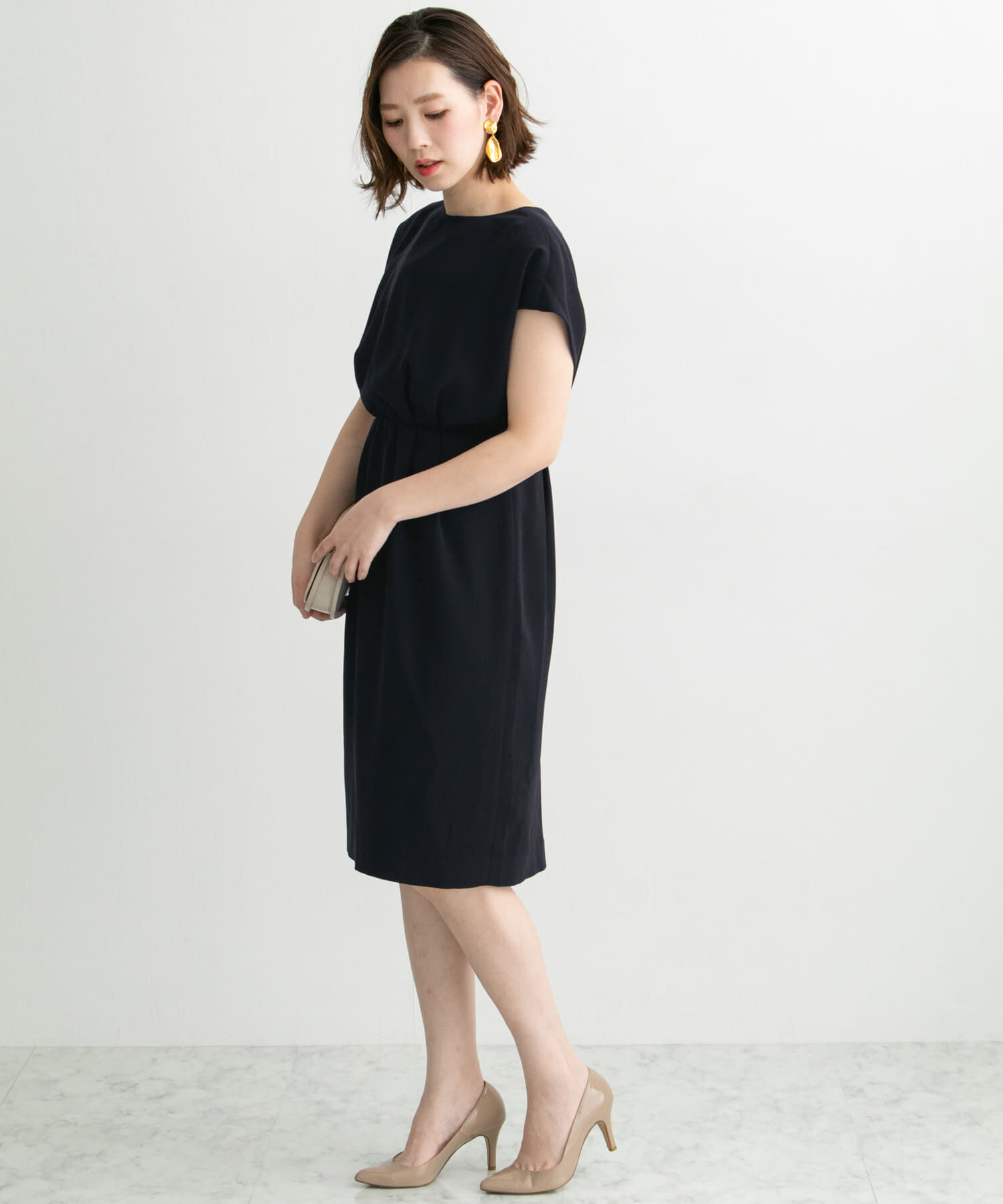 URBAN RESEARCH ROSSO「バックスリットドレス」|ワンピース|